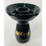 Rosh Narguilé Bking Bowl Porcelana Cerâmica- Preto Brilhante