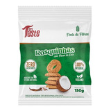 Rosquinhas Com Flocos De Coco 150g 100% Integral - Mrs Taste