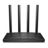 Roteador Archer C6 Wi-fi Gigabit Dual Band Ac1300 Tp-link Bivolt Preto