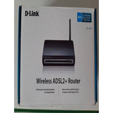 Roteador D-link Wireless Adsl2+ Router Dsl-2730b