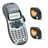 Rotulador Eletrônico Letra Tag Plus Lt100h Dymo + 2 Fitas