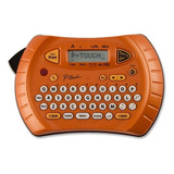Rotulador Eletrônico Portátil Brother Pt-70 Laranja