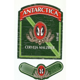 Rótulo Antigo Cerveja Antarctica Malzbier 600 Ml - F8