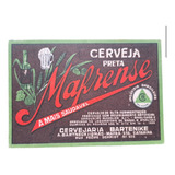 Rótulo Antigo Da Cervejaria Mafrense