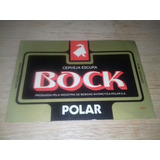 Rótulo Cerveja Escura Bock Polar - R0008