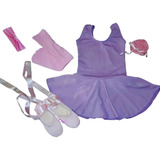 Roupa Ballet Bailarina Kit Infantil