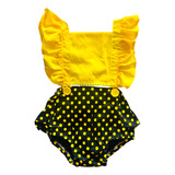 Roupa Bebe Body Jardineira Ensaio Mesversario Abelinha Laço