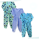 Roupa Bebê Kit 6 Pijama Longo