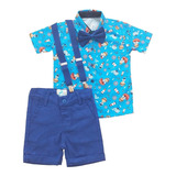 Roupa Bebê Menino Festa Aniversário Tema Marinheiro