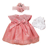 Roupa Bebê Reborn Roupinha Princesa Bebê Reborn Menina 55cm