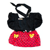Roupa Body Vestido Jardineira Romper Mesversario Joaninha 