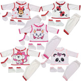 Roupa Boneca Boneco Bebê Reborn Conjunto