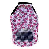 Roupa Cães - Cachorro - Lolô - Macho - Pirulito Vichy - Pet