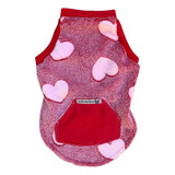 Roupa Cães - Cachorro - Lolô - Macho - Red Love - Lolô Pet