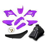 Roupa Crf230 Biker Roxo Adaptavel C/ Banco E Tanque 7 Litros