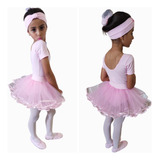 Roupa De Ballet Completo Com Saia