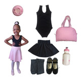 Roupa De Ballet Infantil C/ Bolsa De Balé Bailarina K7