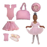 Roupa De Ballet Infantil C/ Saia