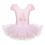 Roupa De Ballet Infantil Com Tutu