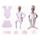 Roupa De Ballet Infantil Kit Completo 8 Itens + Casaquinho