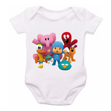 Roupa De Bebê Body Personalizado Pocoyo R865