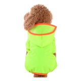 Roupa De Chuva O Pet Dog Puppy Capa De Chuva Jaqueta Com Cap