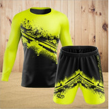 Roupa De Futevolei Masculino Kit Camisa, Regata Short Fluor