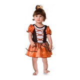 Roupa De Halloween Bebe Vestido De Bruxa Bruxinha Abobora