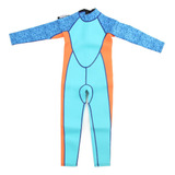 Roupa De Mergulho Infantil De Neoprene Com Proteção Solar Qu