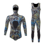 Roupa De Mergulho Neopreme 1,5mm Macacao Jardineira Castor