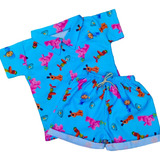 Roupa Do Pocoyo Menino Conjunto Infantil Mauricinho Temático
