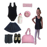 Roupa Do Uniforme Ballet Infantil Regata C/ Bolsa De Balé K8