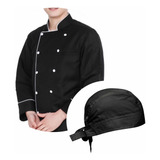 Roupa Dolma Chef Cozinha Sushi Man Torino C/ Bandana Brinde