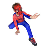 Roupa Fantasia Infantil  Longa Com Enchimento Homem-aranha 