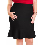 Roupa Feminina Saia Peplum Plus Size