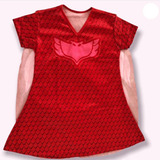 Roupa Infantil Fantasia Aniversário Corujita Pj Masks