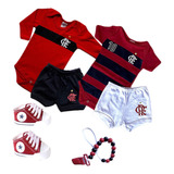 Roupa Infantil Flamengo 6 Pçs Body