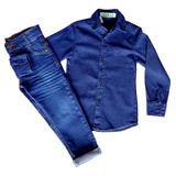 Roupa Infantil Masculina Camisa Longa +