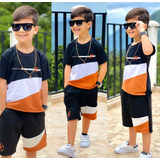 Roupa Infantil Masculina Conjunto Camiseta Bermuda