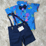Roupa Infantil Pocoyo. Conjunto Social Menino Novo.