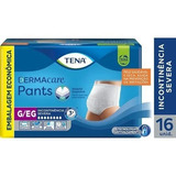 Roupa Íntima Tena Dermacare Pants - Tam: G/eg - 16 Unidades