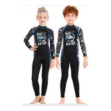Roupa Macacão Natação Surf Piscina Praia Infantil Upf50 +