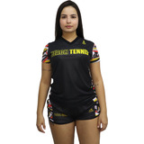 Roupa Marrocos Beachtennis Camiseta + Shorts Feminino