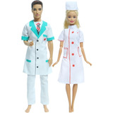 Roupa Médico Ken + Roupa Enfermeira