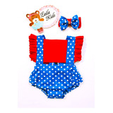 Roupa Menina Bebe Body Jardineira Romper