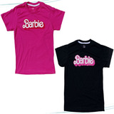 Roupa Menina Kit 2 Blusa Manga Curta Barbie Algodão 10 A 16