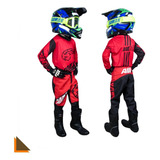 Roupa Motocross Trilha - Infantil - Calça+camisa Amx Extreme