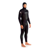 Roupa Neoprene Pesca Sub Open Cell Preta Apnea 3.5mm Cressi