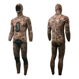 Roupa Neoprene Pino Viper Camuflada Marrom