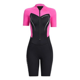 Roupa Neoprene Rosa Surf Mergulho Térmico